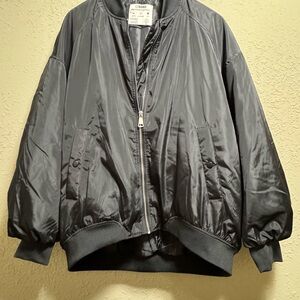 Ci Sono Charcoal Bomber Jacket